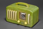 Marbled Green Emerson EP-375 ’5+1’ Catalin Radio with Handle